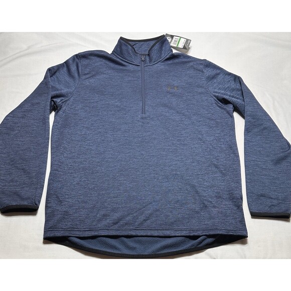 Under Armour Loose Fit Quarter 1/4 Zip Fleece Pullover Mens Size Large NWT New - Picture 1 of 11